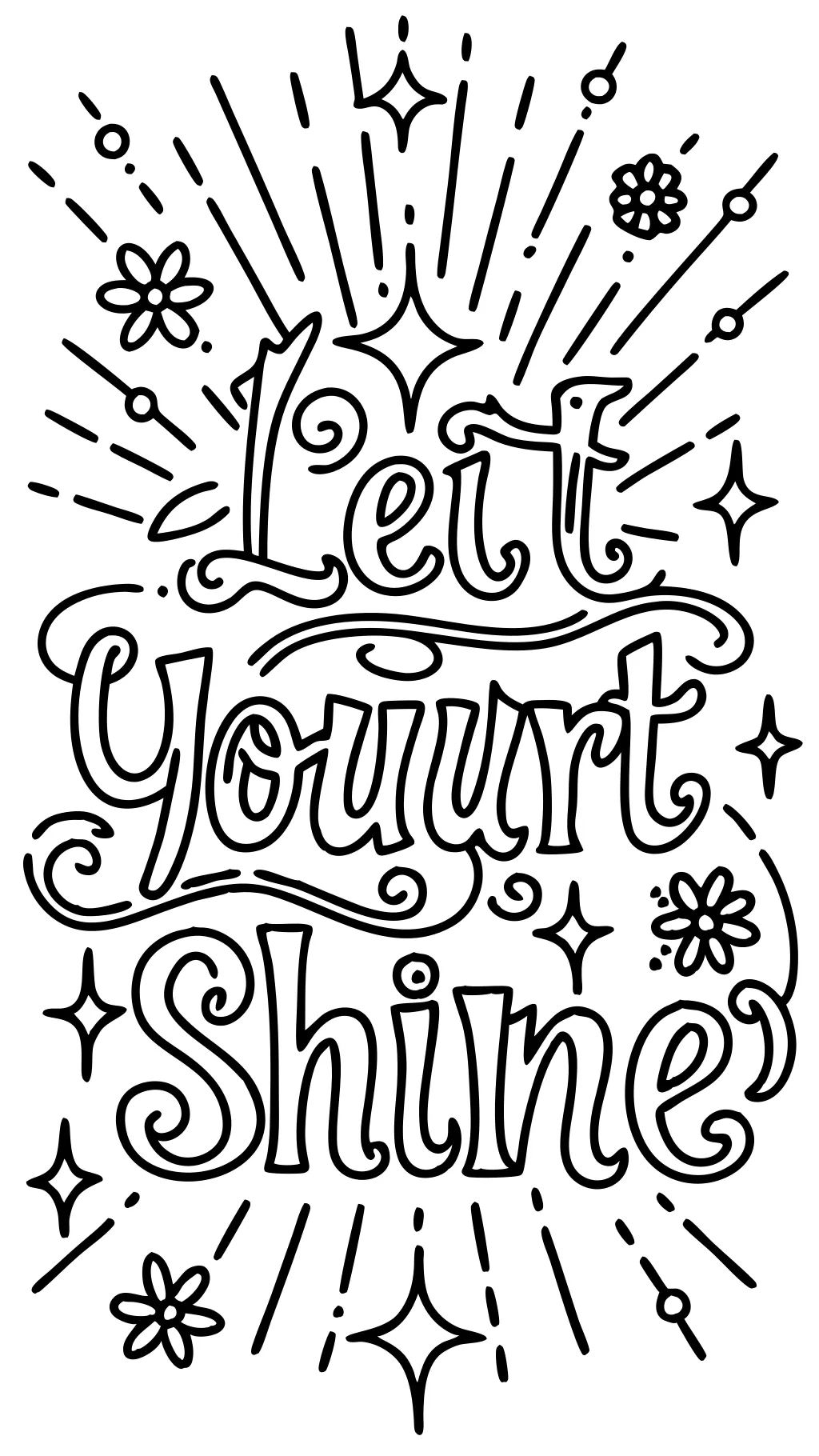 let your light shine coloring page